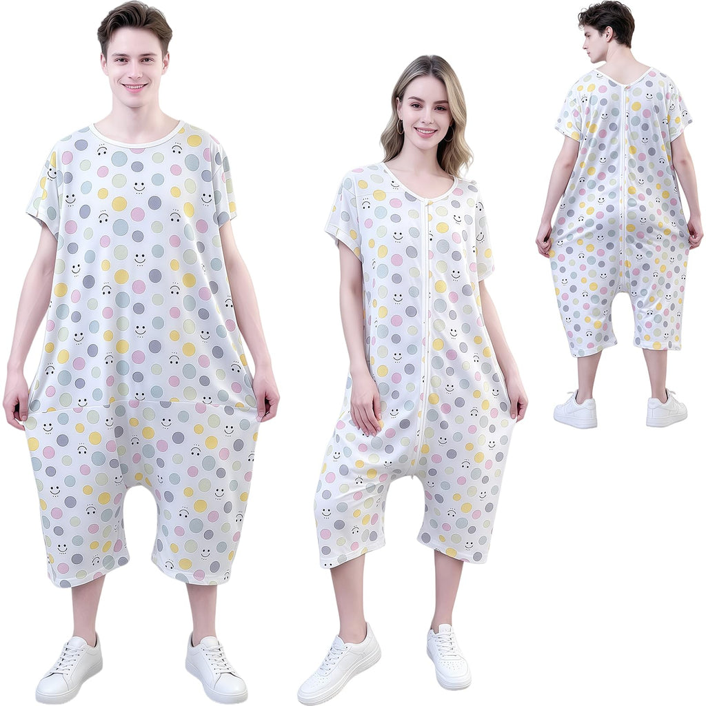 Reversible Incontinence Jumpsuit with Zipper F53588
