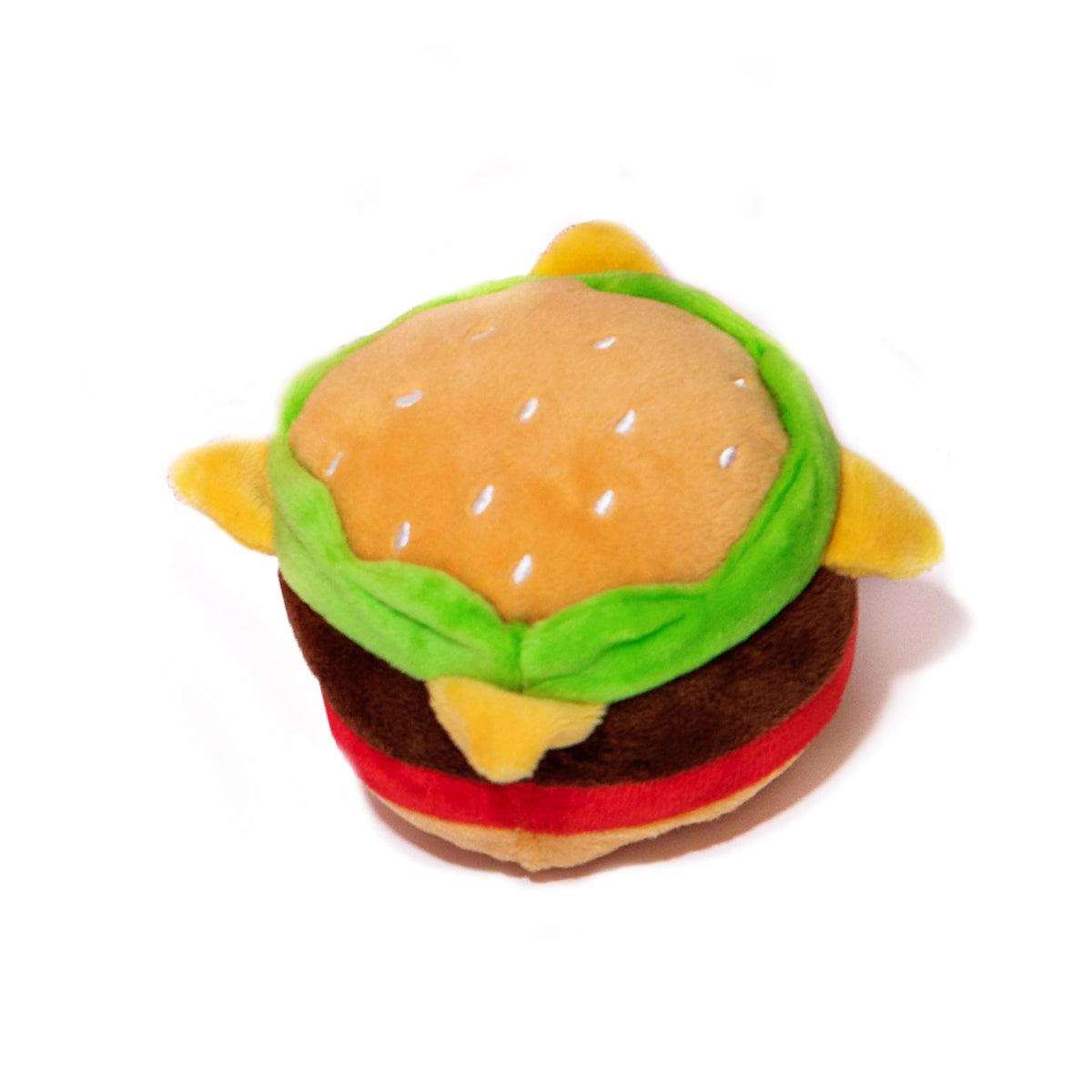 Hamburger Dog Toy with Squeaker Q679