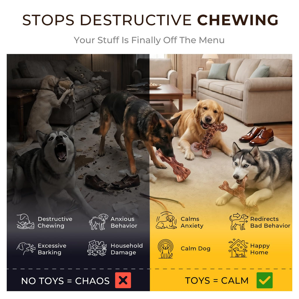 3-Pack Dog Chew Toys C6635