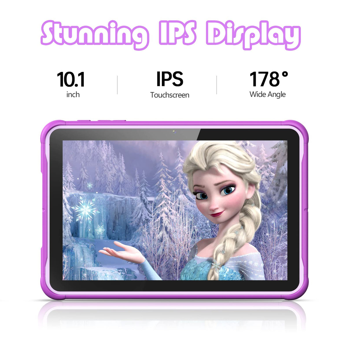 Android 13 10 inch Tablet 2GB RAM 64GB ROM Purple S95565