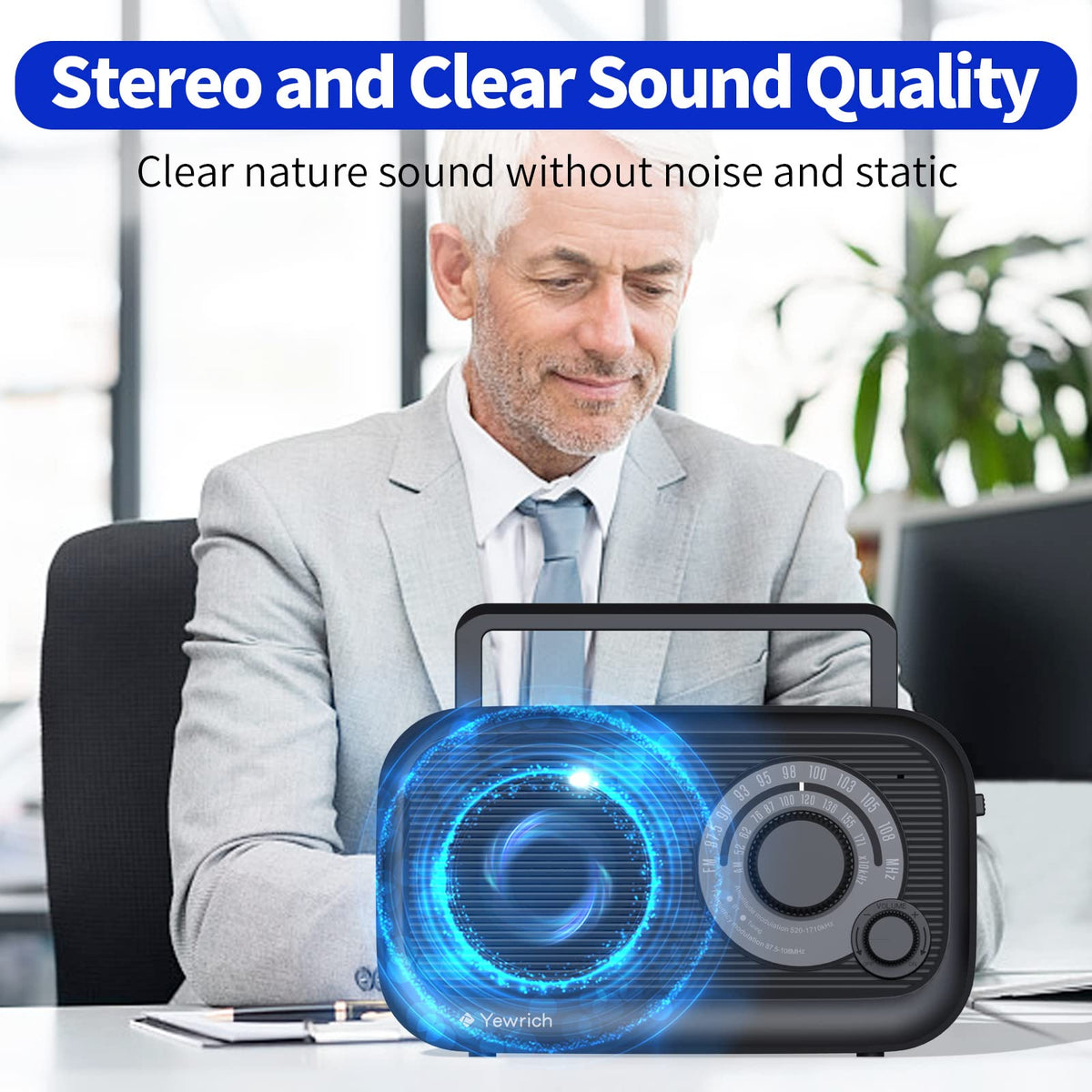 AM FM Radio with Bluetooth B6191