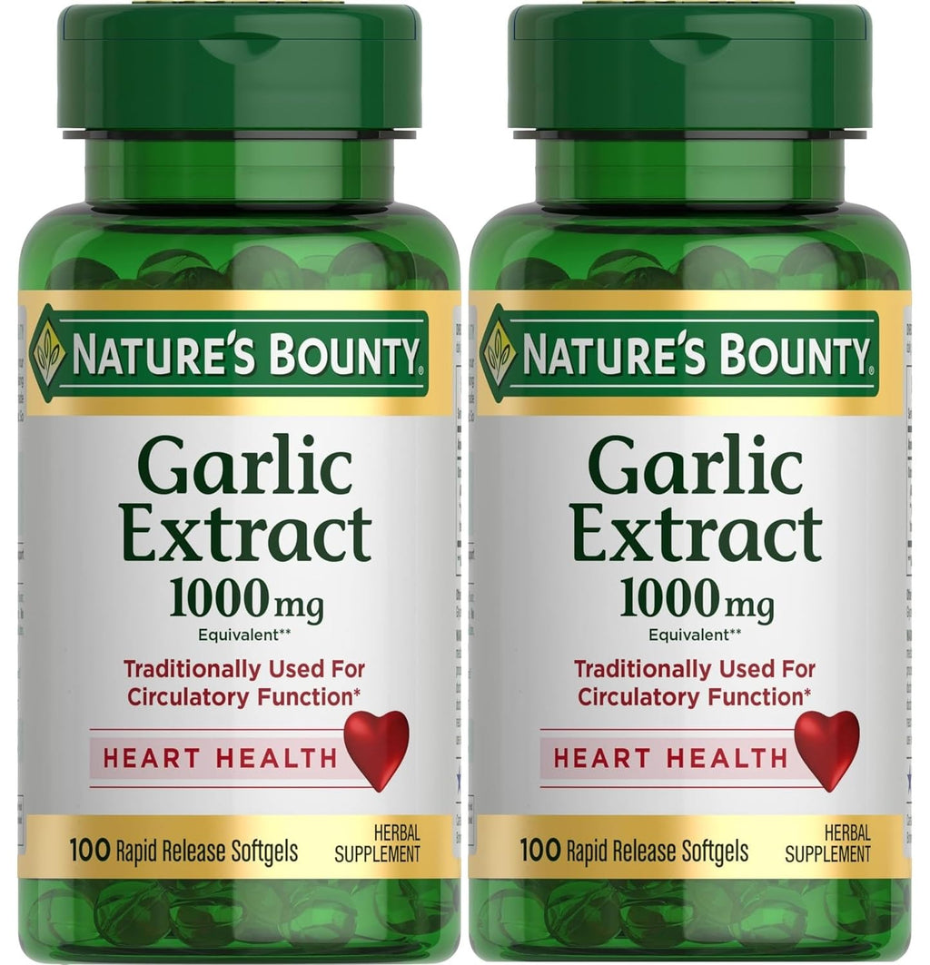 Garlic Extract 1000 mg Softgels Pack of 2 K865335