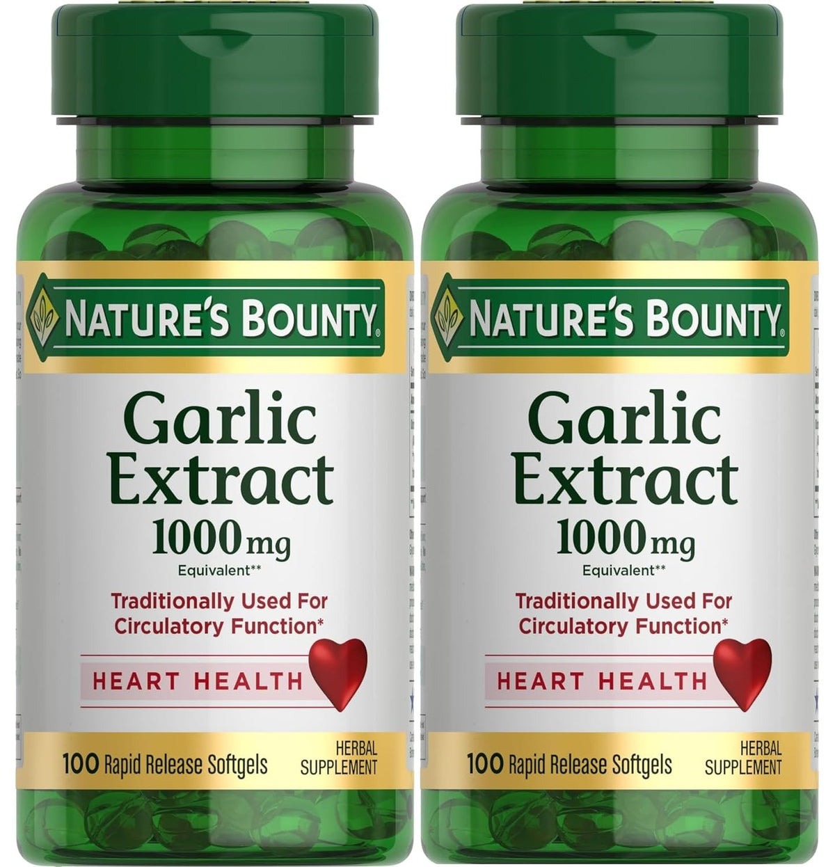 Garlic Extract 1000 mg Softgels Pack of 2 K865335