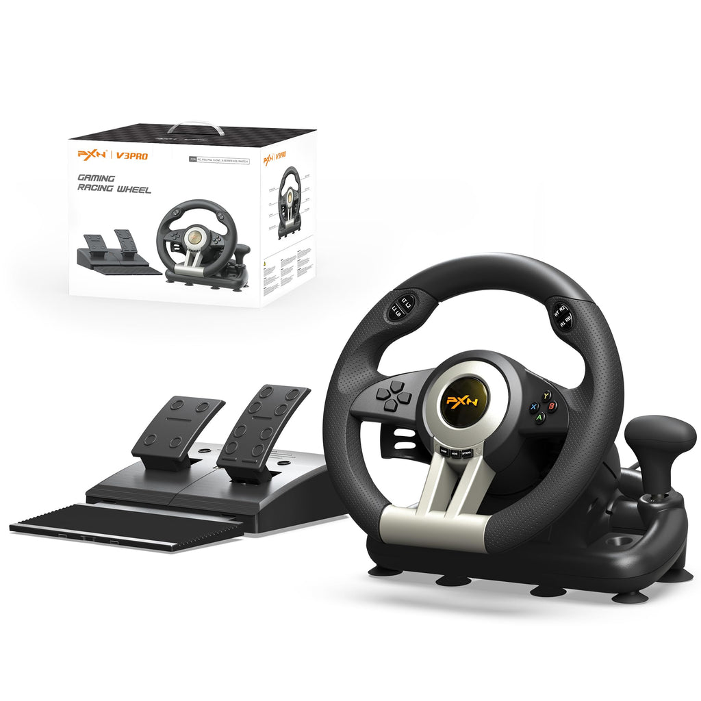 Gaming Steering Wheel with Pedals O46165