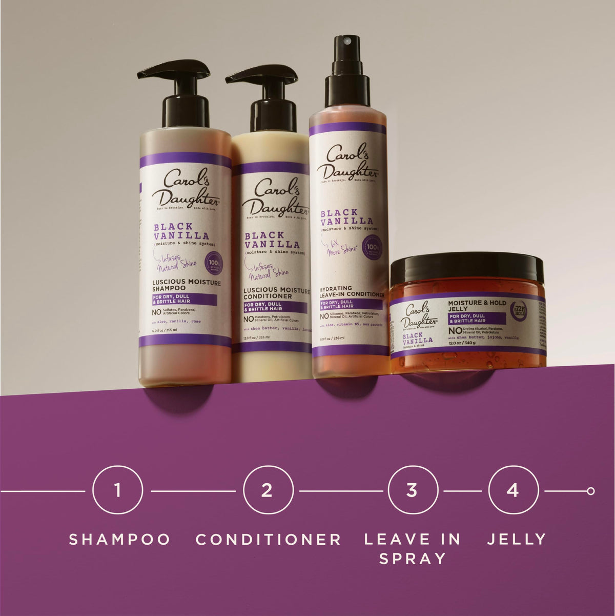 Black Vanilla Leave In Conditioner 8 Fl Oz A125