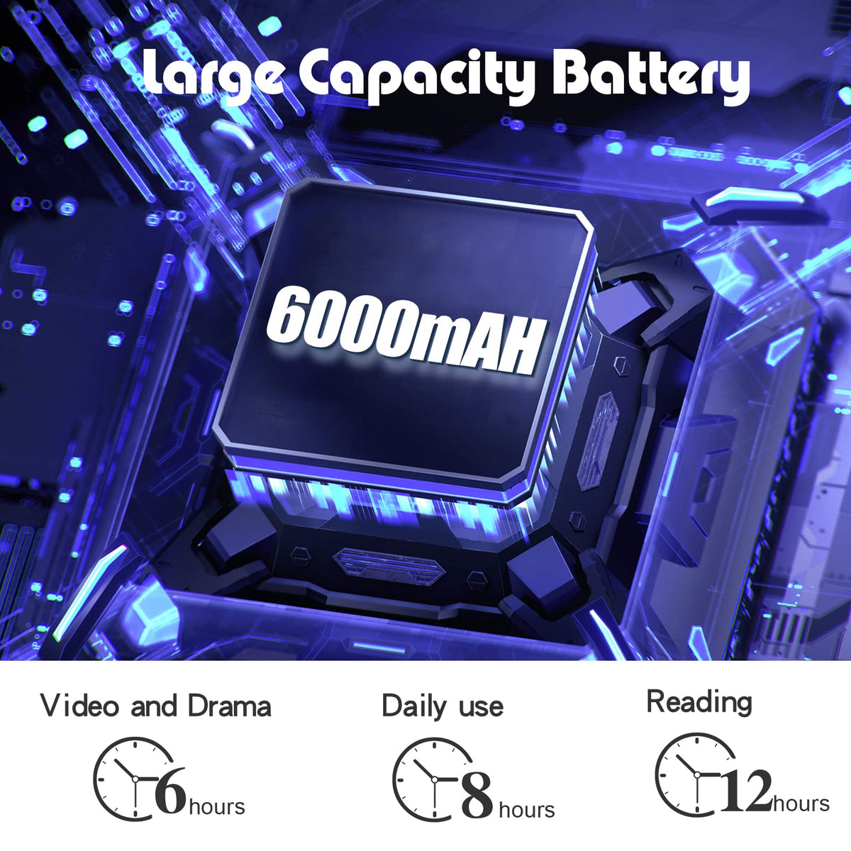 Android 13 10 inch Tablet 2GB RAM 64GB ROM Purple S95565