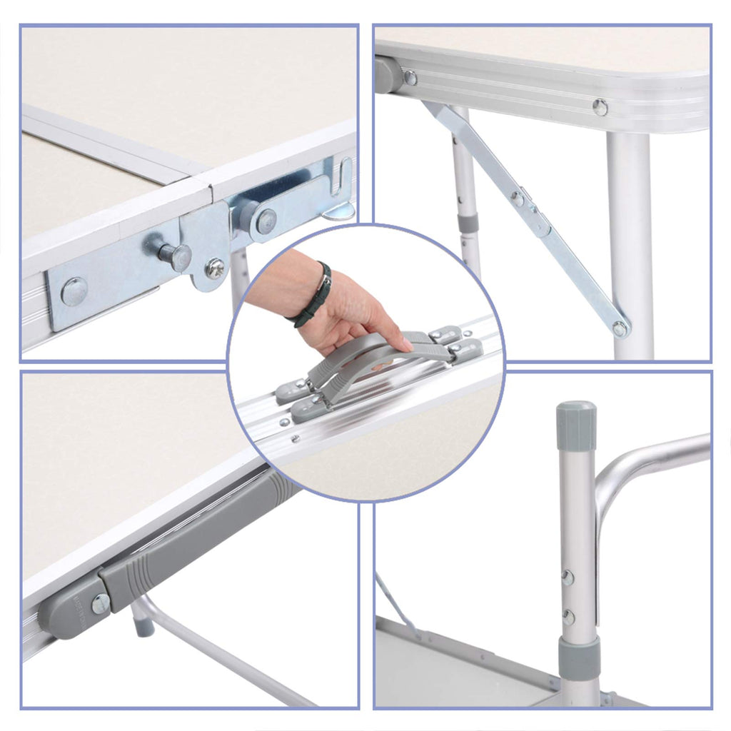 6ft Foldable Portable Table with Handle M562
