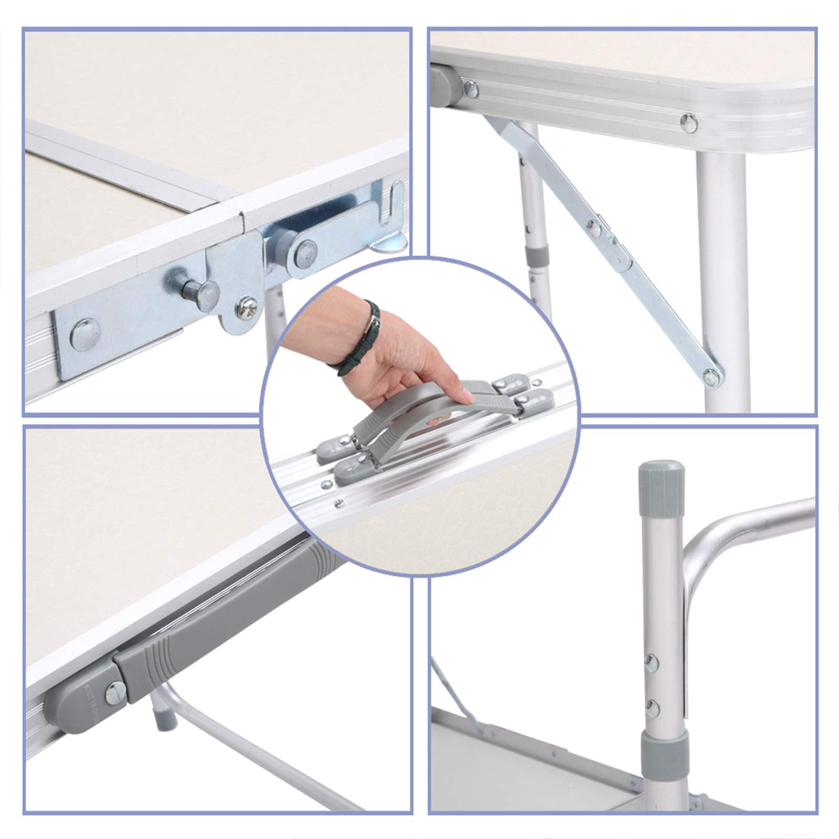 6ft Foldable Portable Table with Handle M562