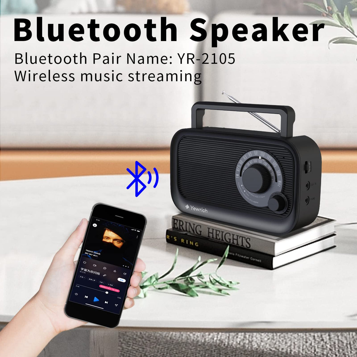 AM FM Radio with Bluetooth B6191
