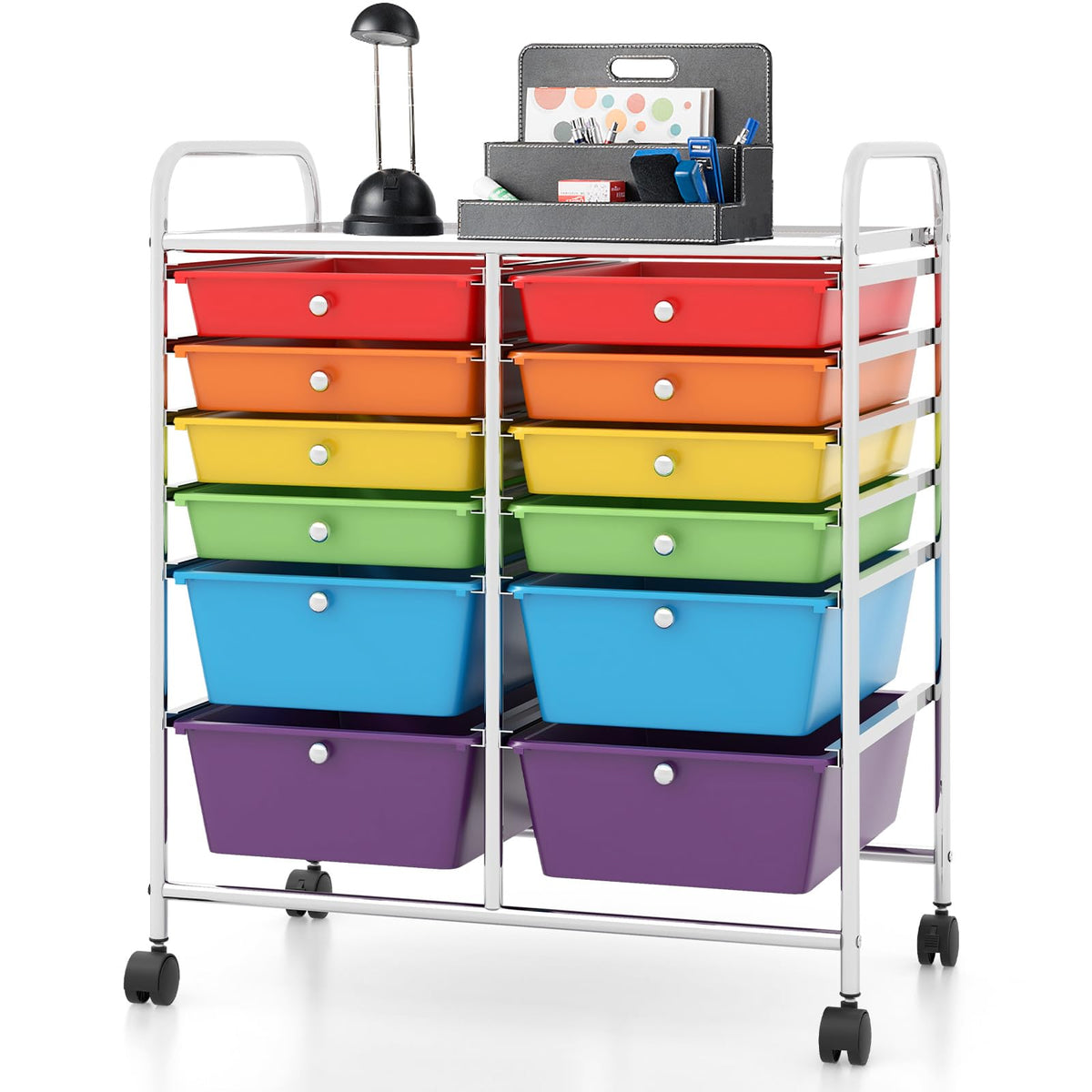 12 Drawer Rolling Storage Cart O325194