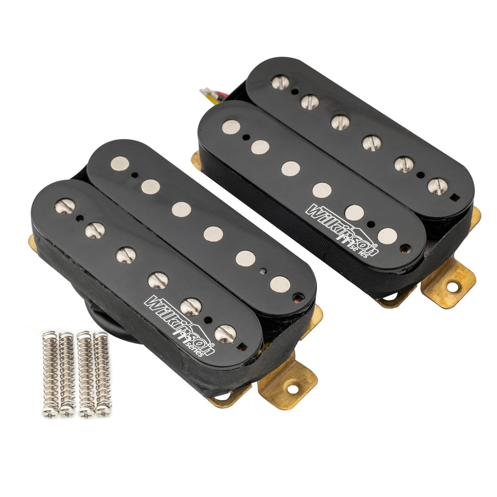 Alnico 5 Open Humbucker Pickups Set Black J250357