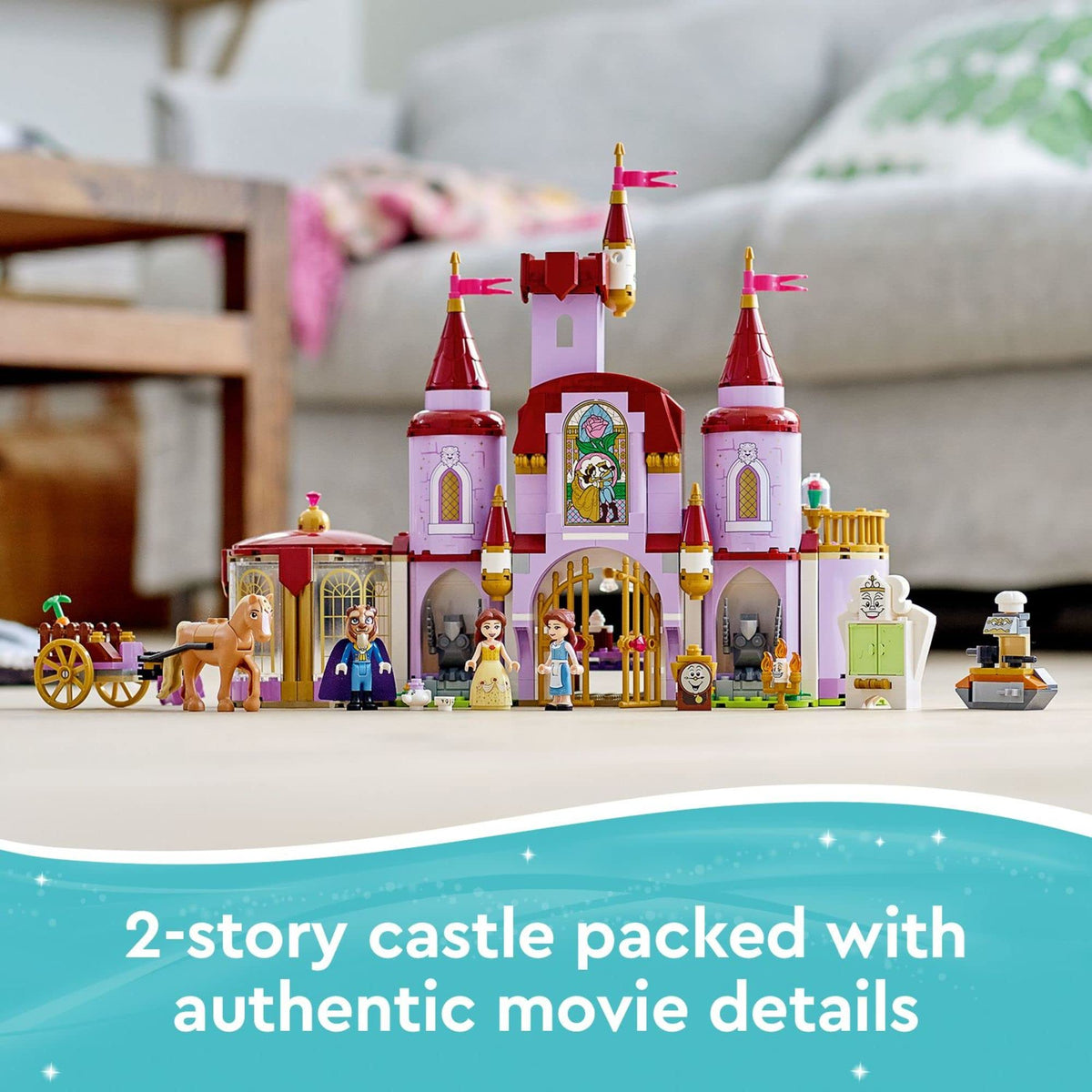 Building Toy with Horse Toy, Mini-Doll Figures, Plus Accessories U140014