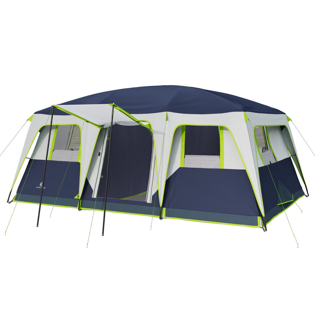 12 Person Camping Tent with Shade Canopy H75726