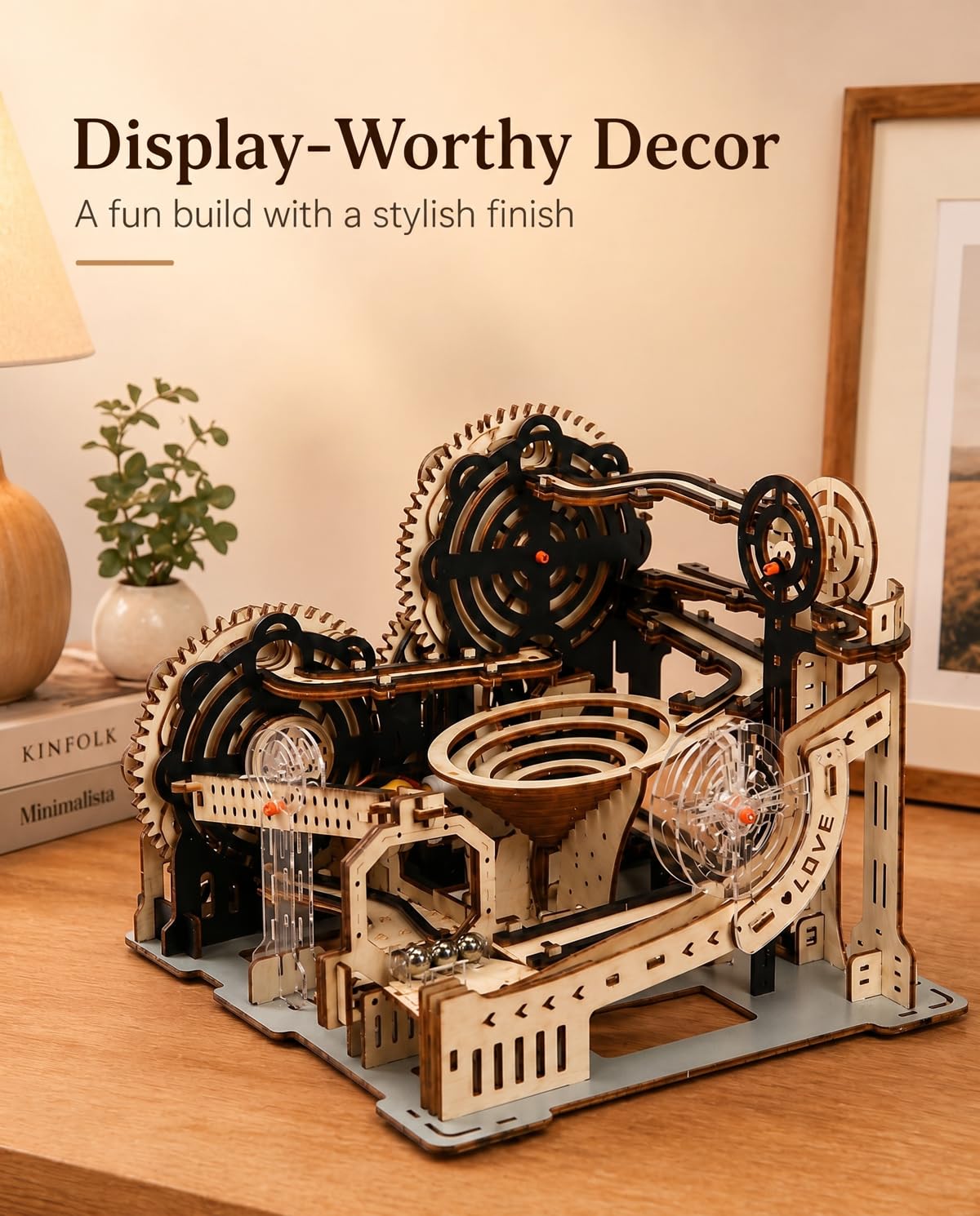 3D Wooden Puzzle Marble Run Model Kit F98609
