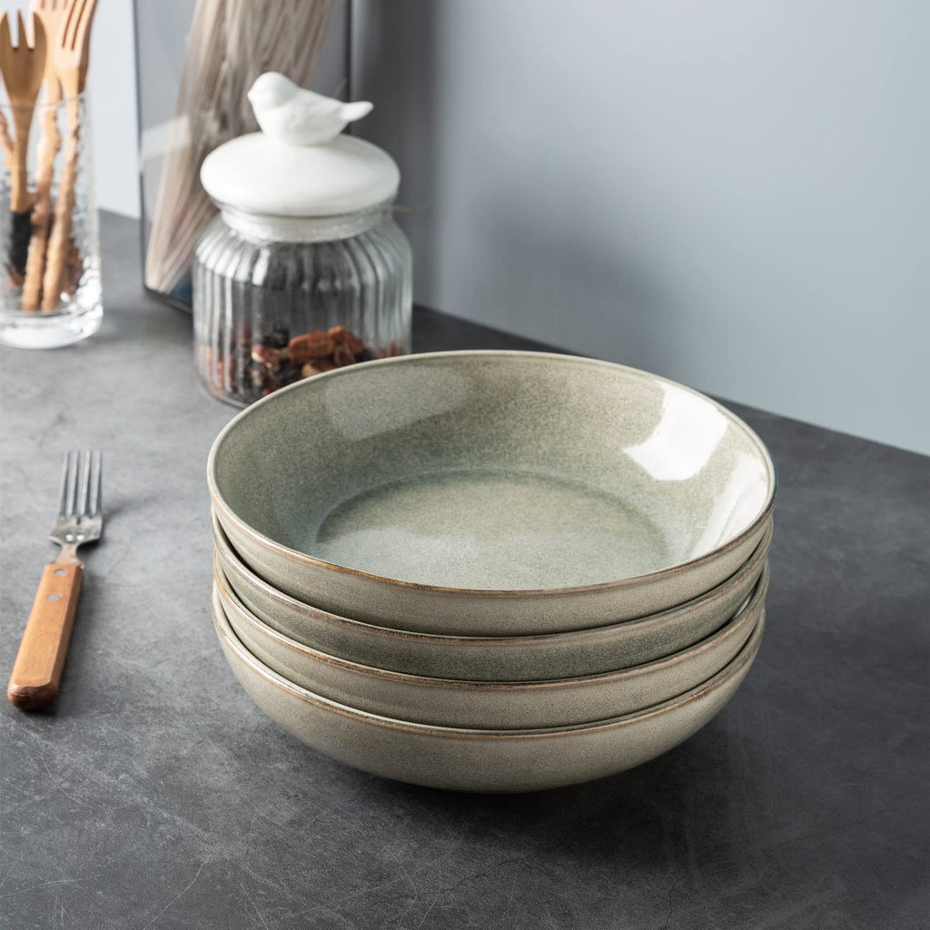 Ceramic Pasta Bowls Set of 4 O486
