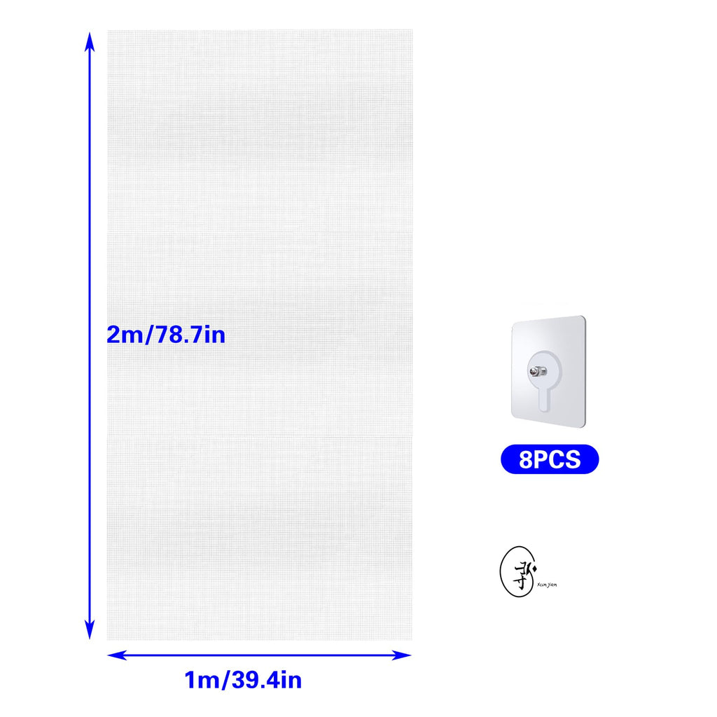 Clear Mesh Netting with 8 Screws W630