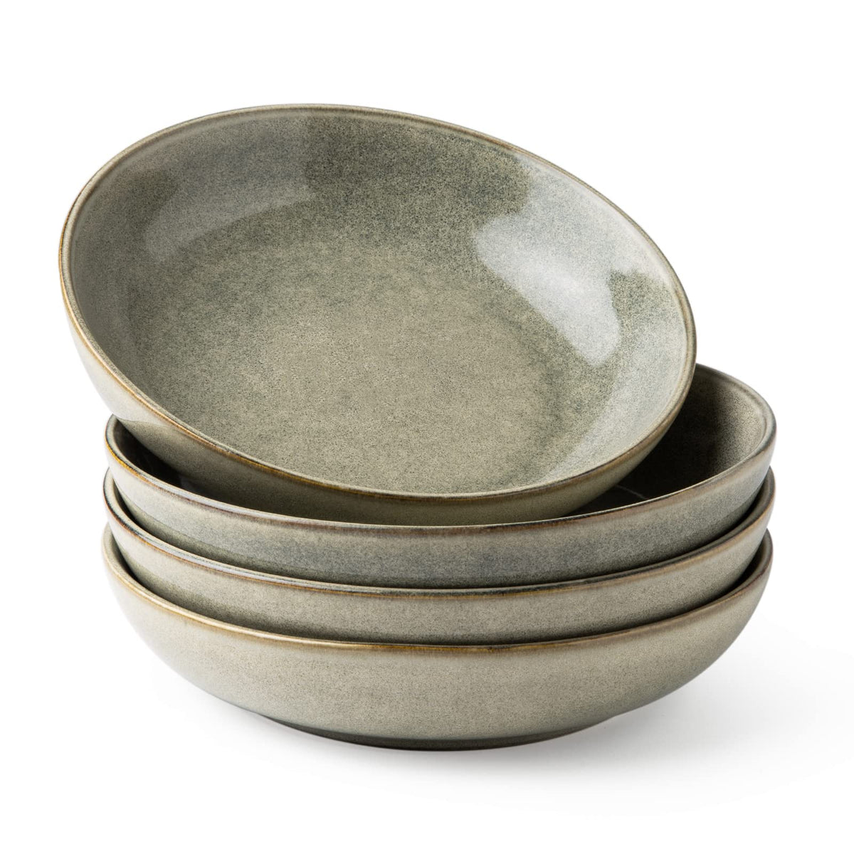 Ceramic Pasta Bowls Set of 4 O486