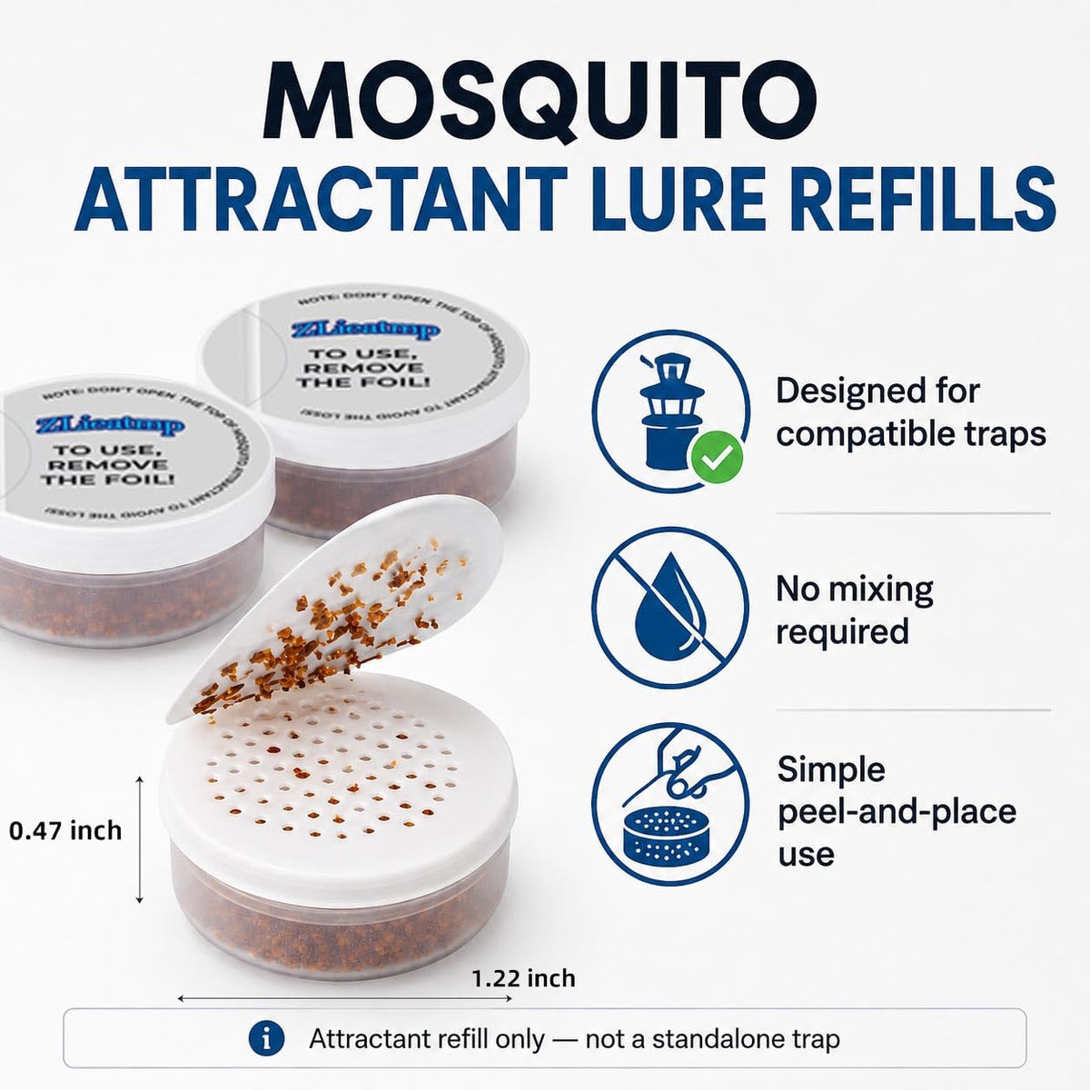 9 Pack Mosquito Attractant Lures T837