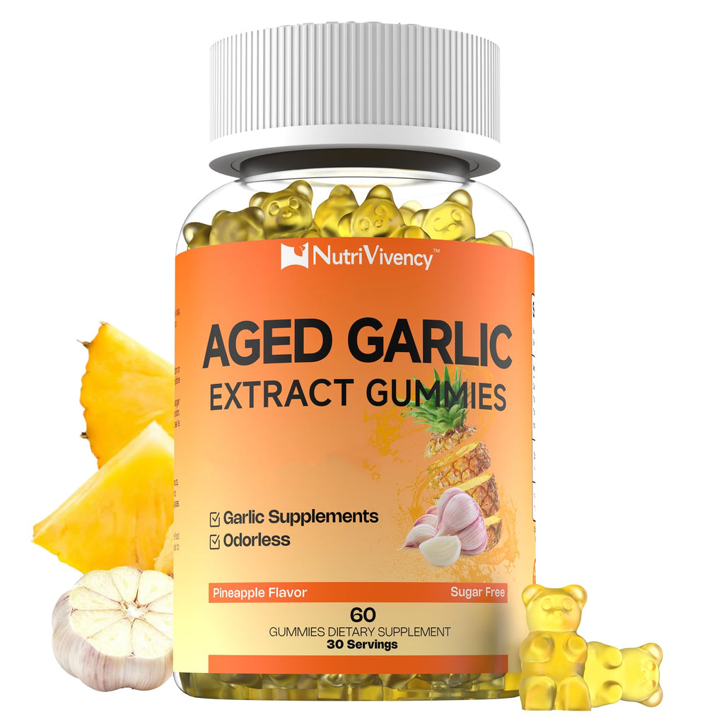Odorless Aged Garlic Extract Gummies 500mg 60 Ct F262101