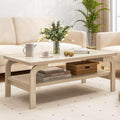 2-Tier Coffee Table with Storage L2077