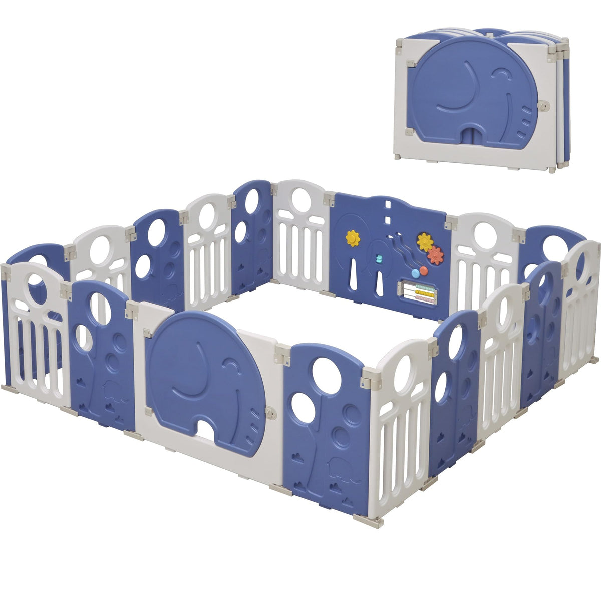 18-Panel Foldable Baby Playpen F6994