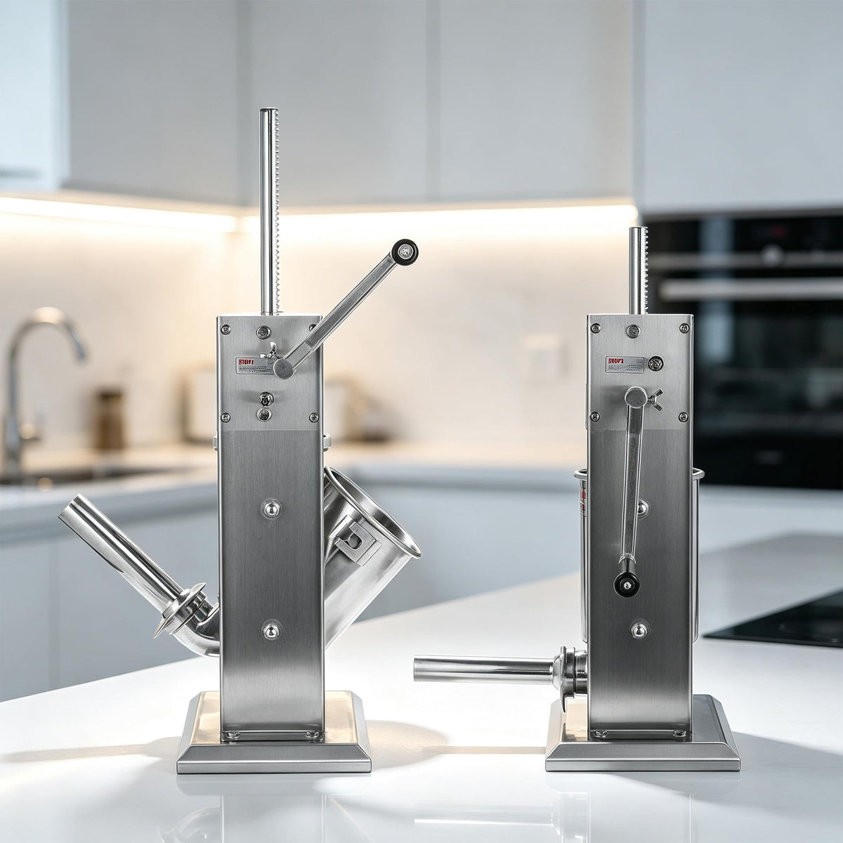 Stainless Steel Vertical Sausage Stuffer 15Lb E145