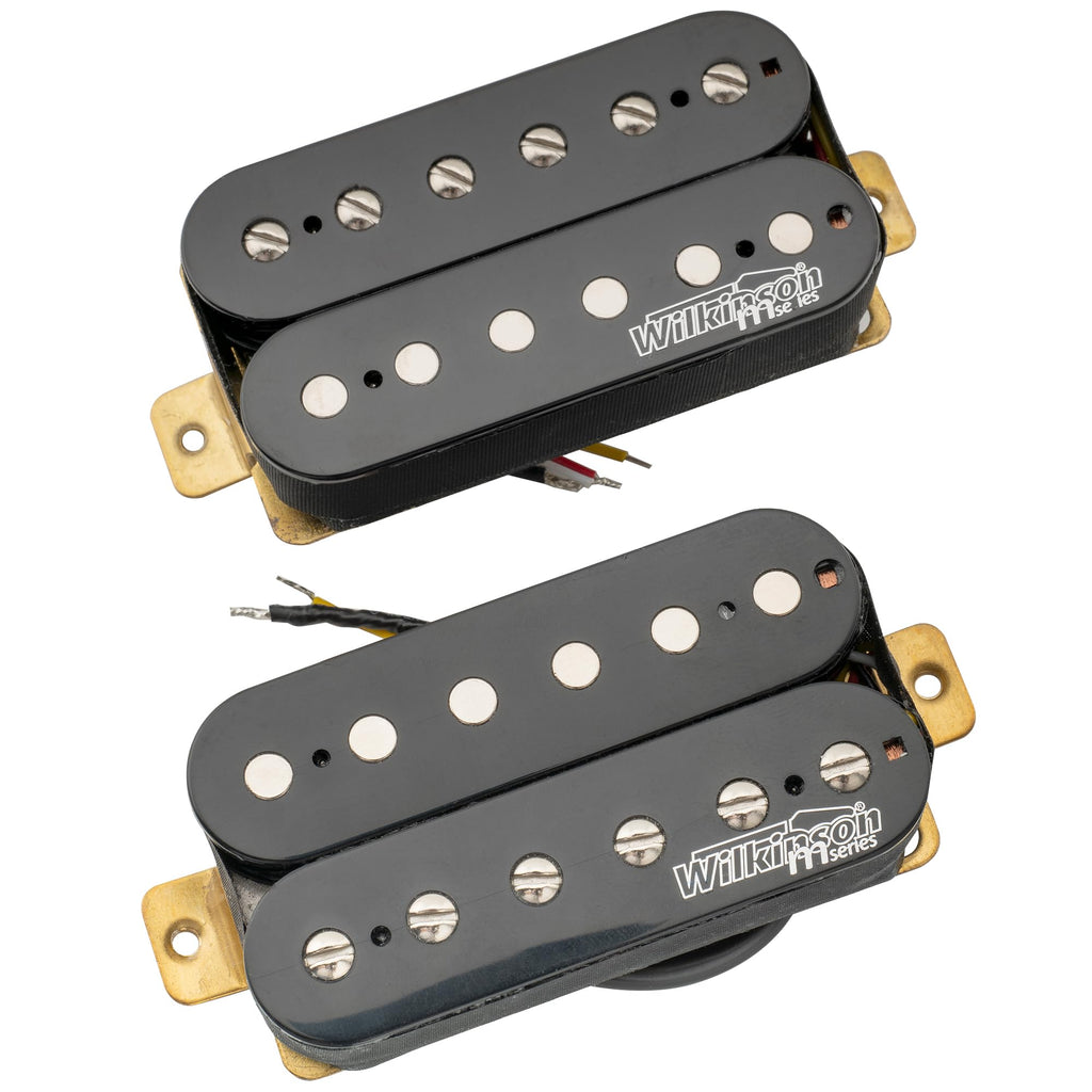 Alnico 5 Open Humbucker Pickups Set Black J250357