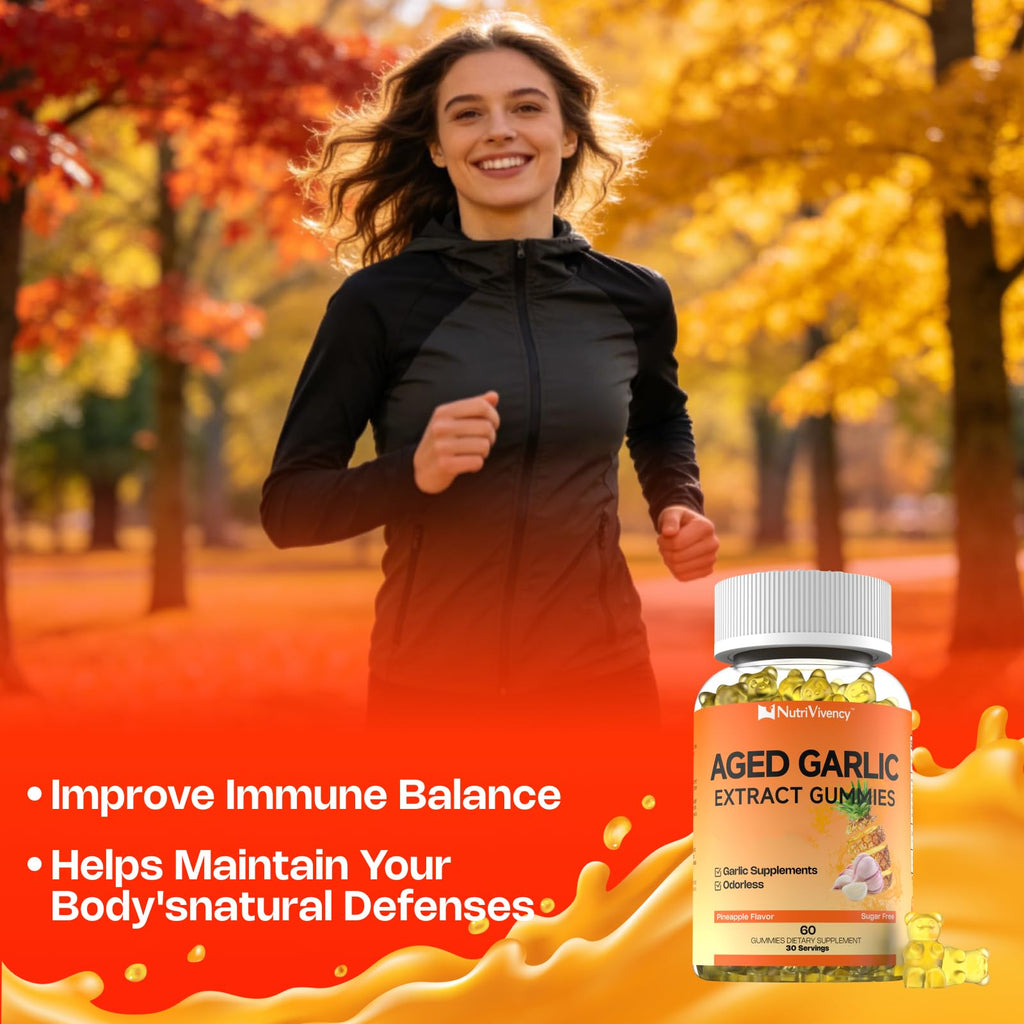 Odorless Aged Garlic Extract Gummies 500mg 60 Ct F262101