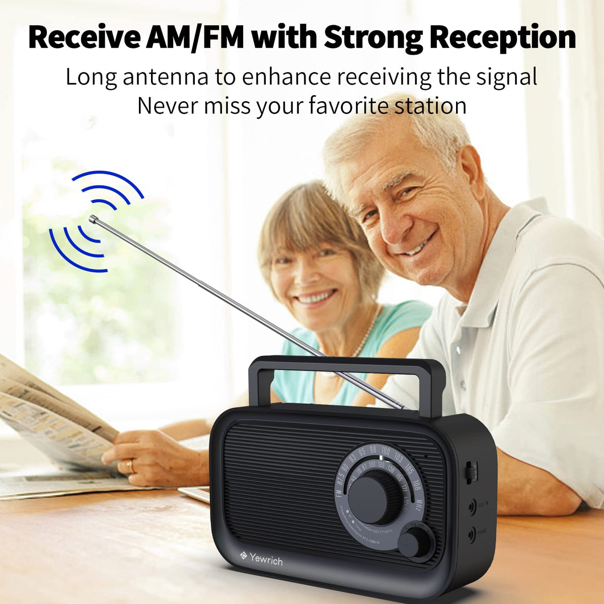 AM FM Radio with Bluetooth B6191