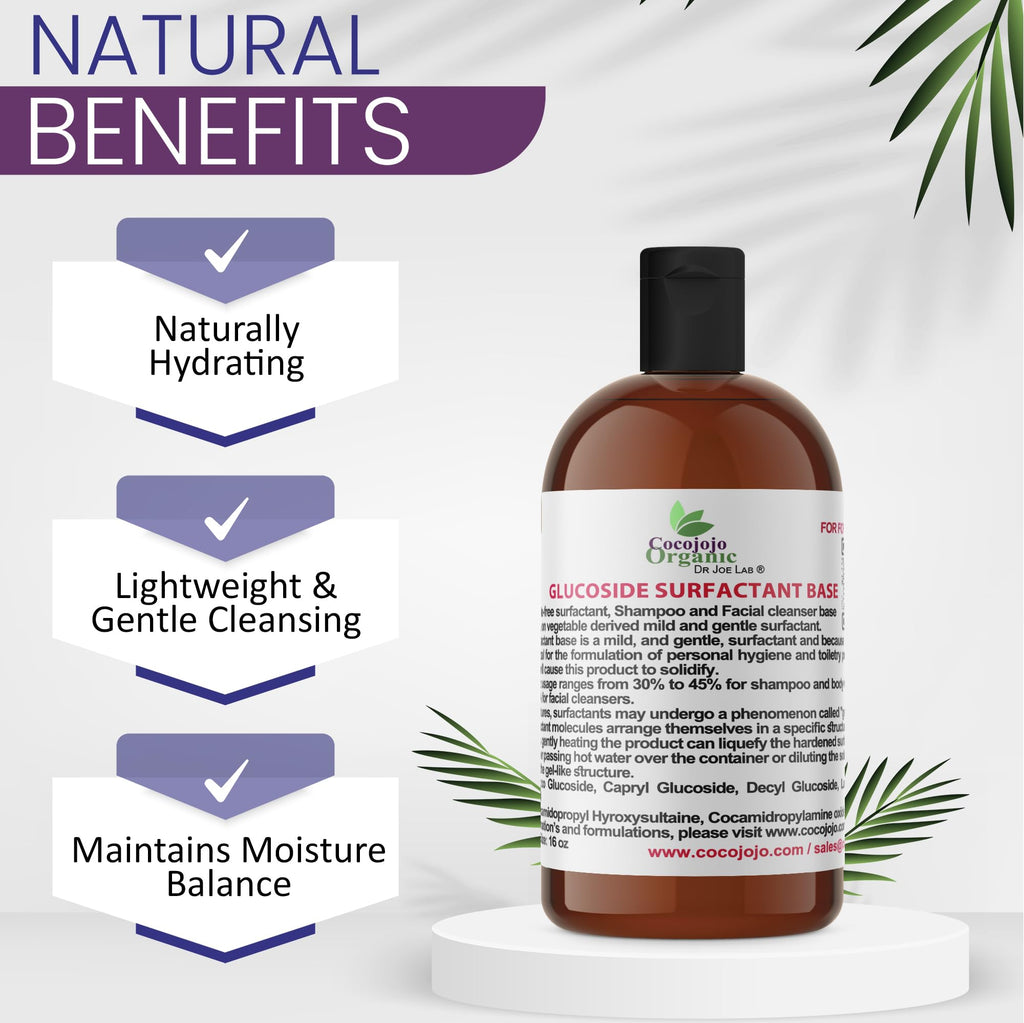 Lauryl Glucoside Natural Surfactant 16 Oz D1505