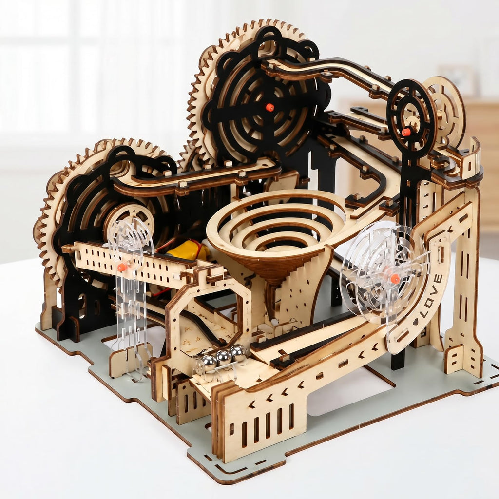 3D Wooden Puzzle Marble Run Model Kit F98609