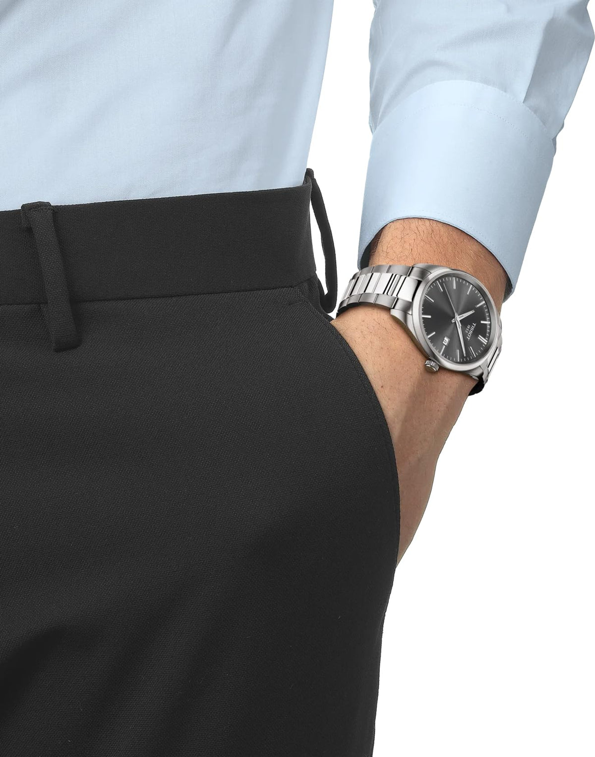 40mm Grey Dial Quartz Watch T568