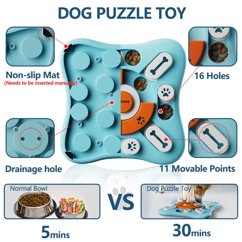 Interactive Dog Treat Puzzle Toys K12808