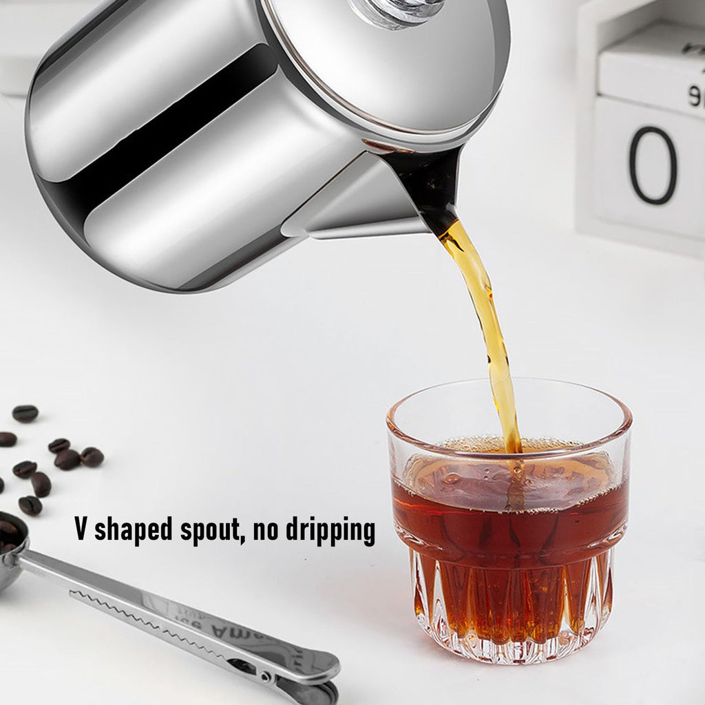Stainless Steel 12 Cup Stovetop Coffee Pot P864