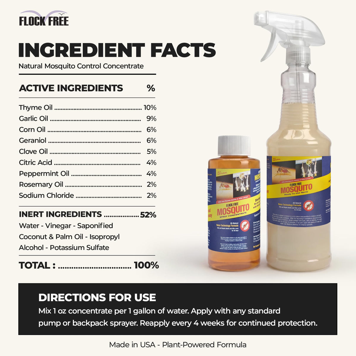 Mosquito Repellent 32 oz Spray & 4 oz Refill X44094