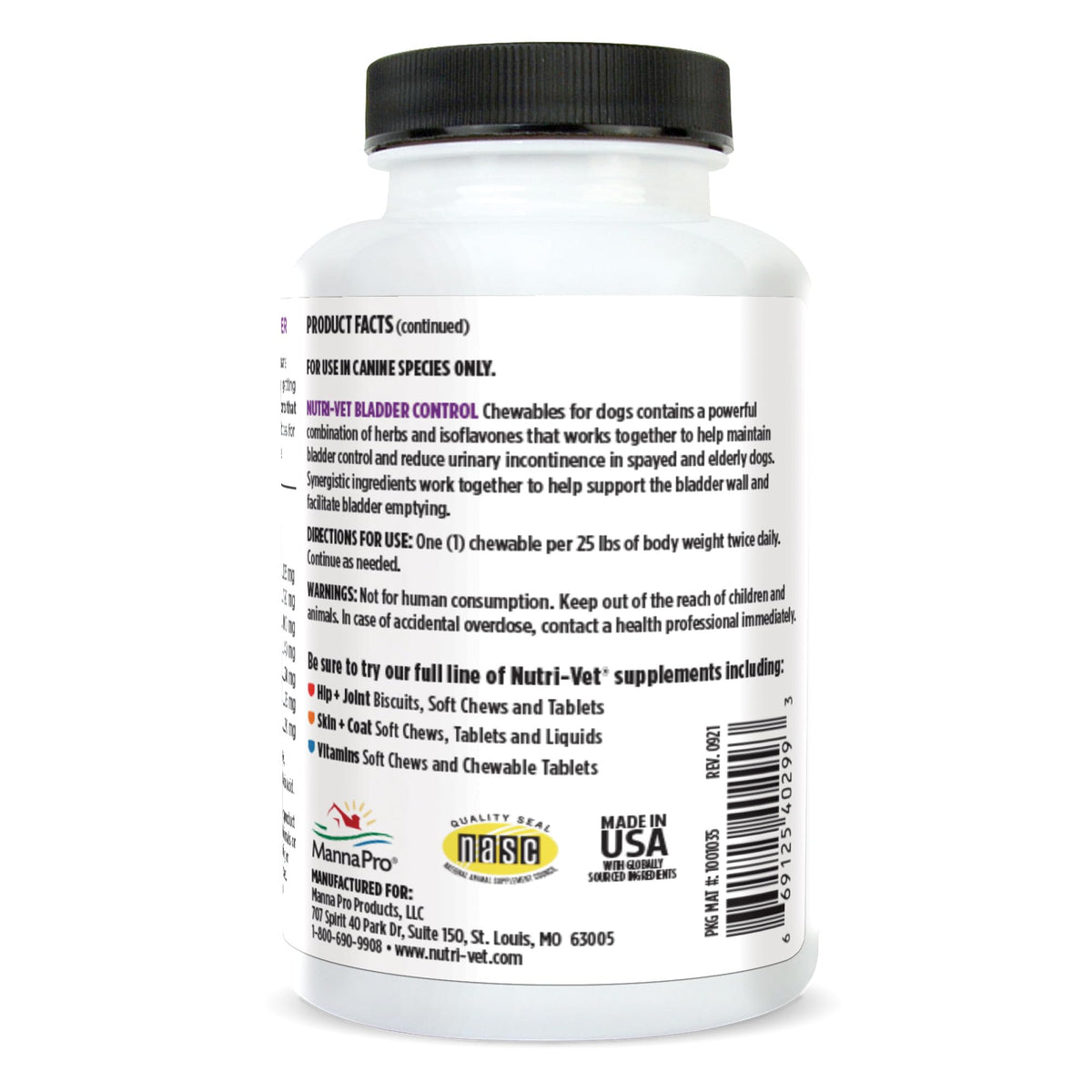 Dog Bladder Control 90 Tablets Z65058