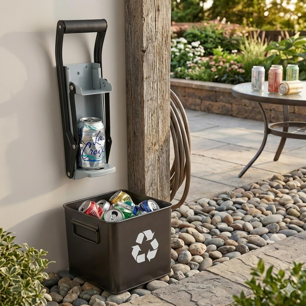 12oz 16oz Wall Mounted Aluminum Can Crusher I2096