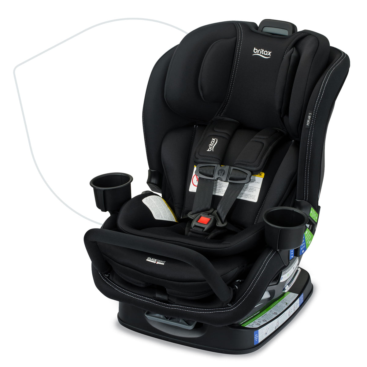 Convertible Car Seat with Slim 17-Inch Design I834