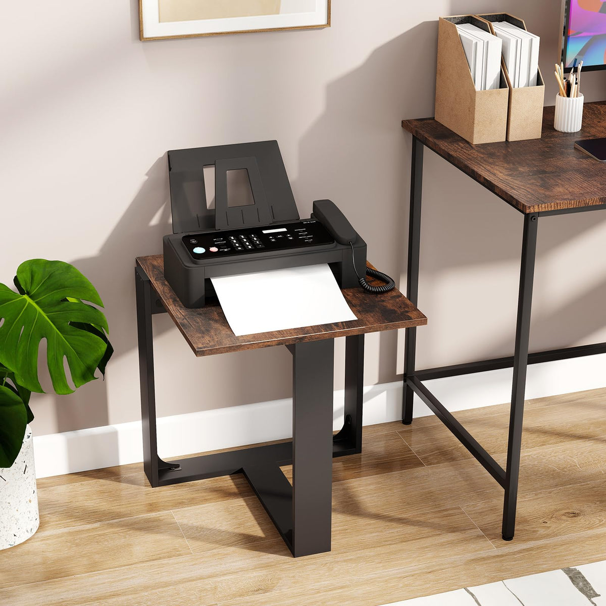 Set of 2 Square Wood Side Tables C7700