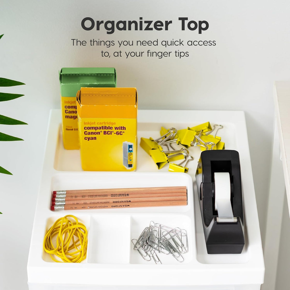 3 Drawer Rolling Storage Cart P540
