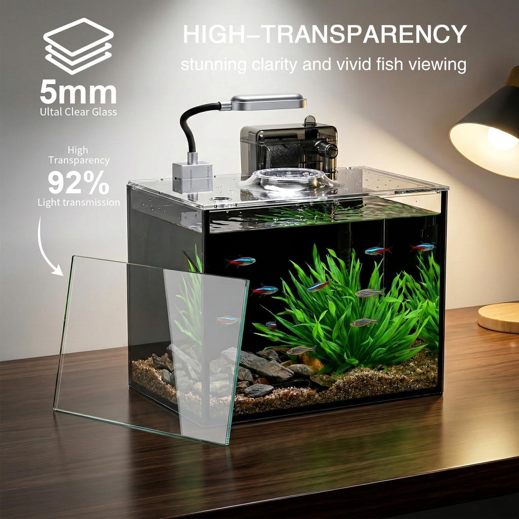 2.5 Gallon Aquarium Starter Kit with Light C422228