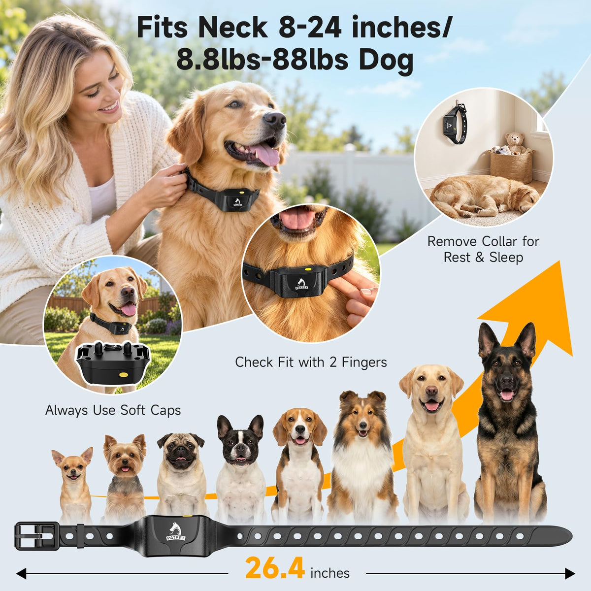 Dog Training Collar IPX7 Waterproof C81275
