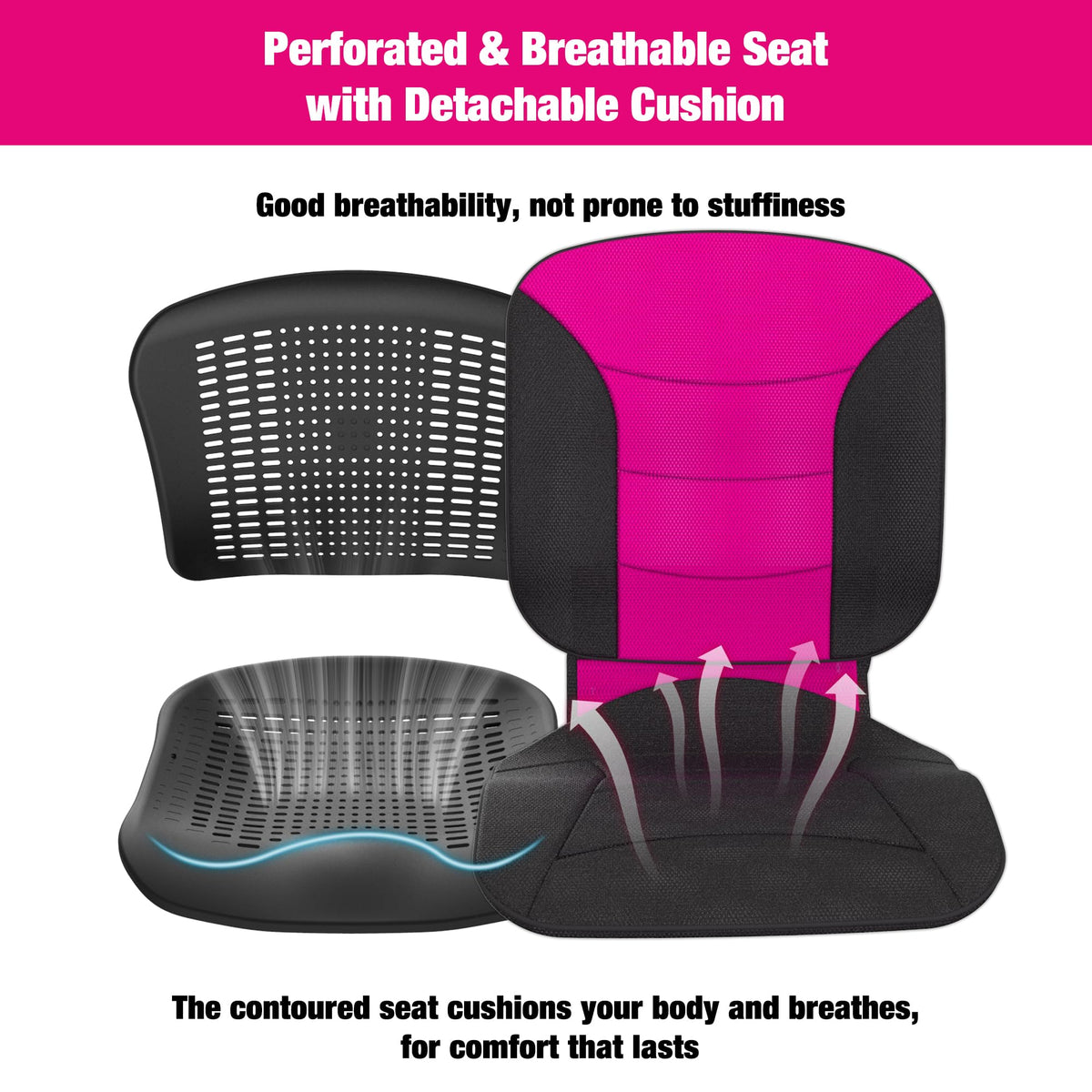 Lightweight Foldable Wheelchair with 12-inch Wheels and Removable Cushion W33595