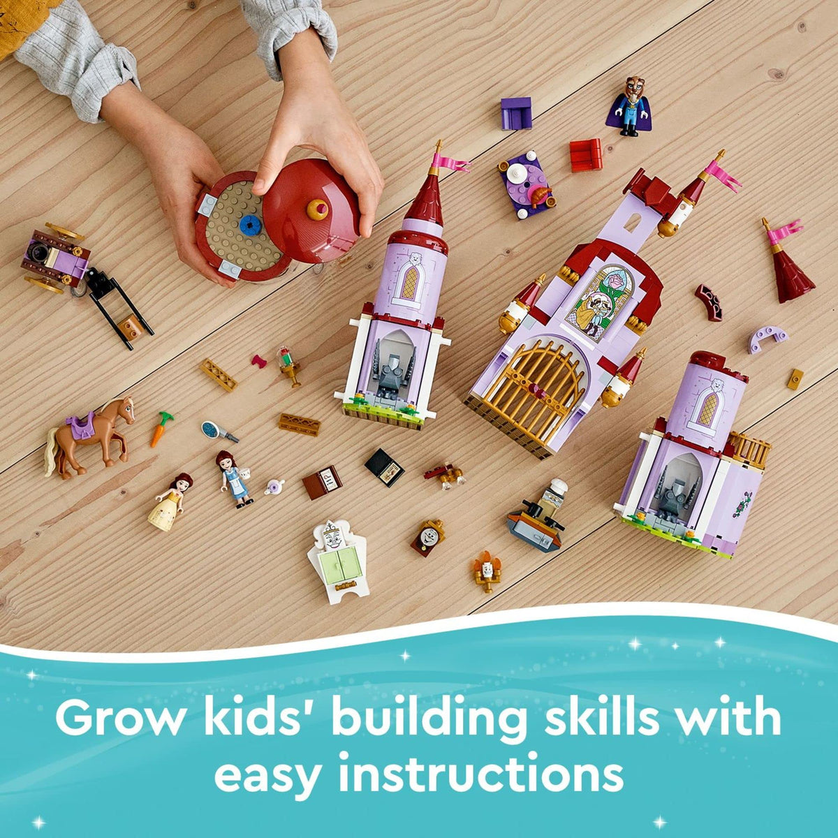 Building Toy with Horse Toy, Mini-Doll Figures, Plus Accessories U140014