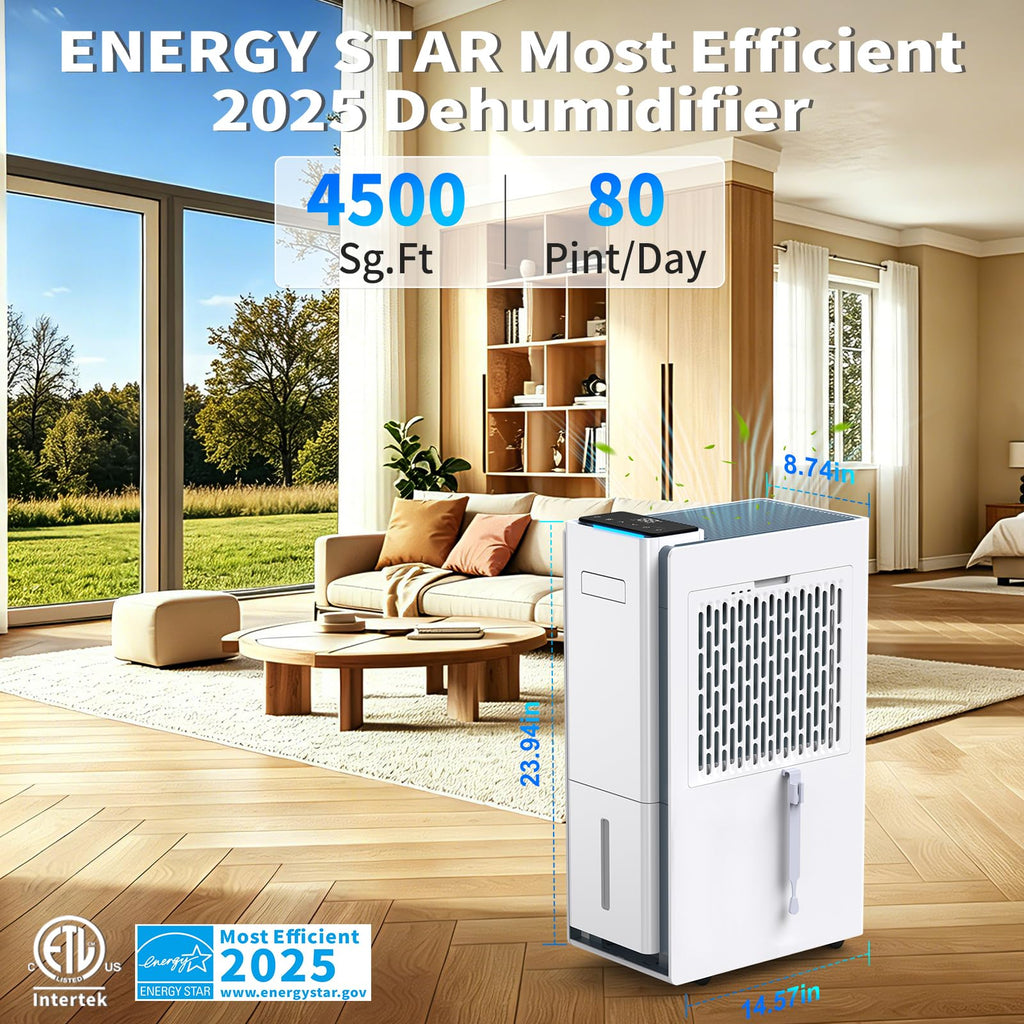 80 Pints Dehumidifier O5855