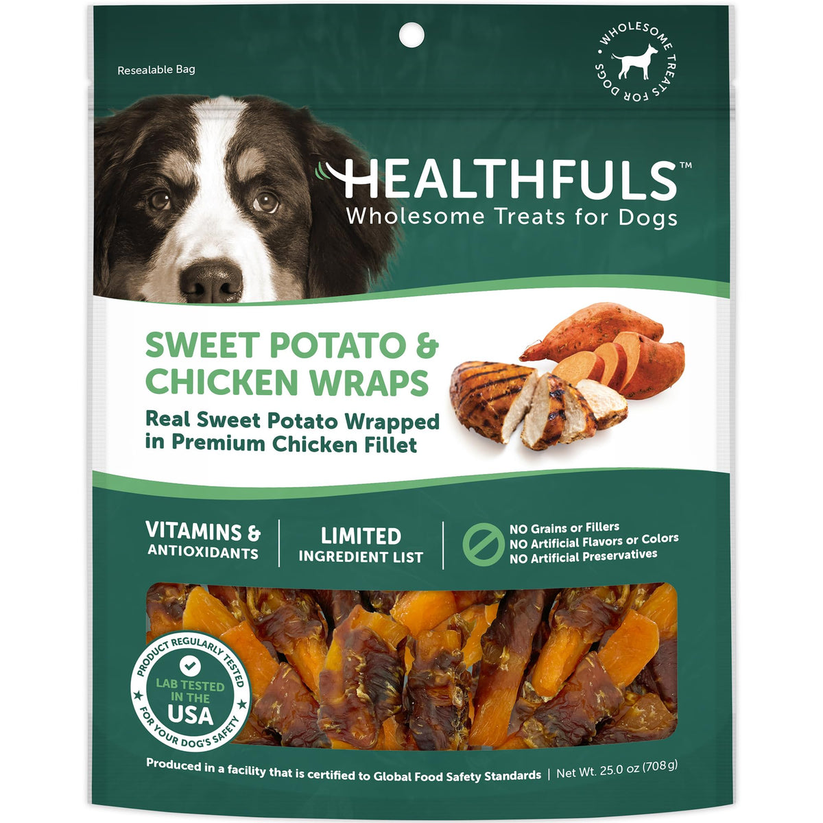 Chicken Wrapped Sweet Potato Dog Treats 16oz R869512