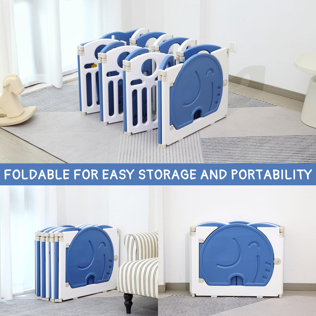 18-Panel Foldable Baby Playpen F6994