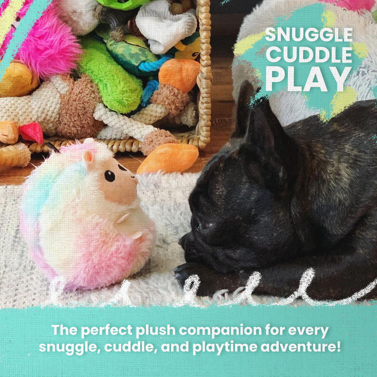 Dog Toy with Squeaker and Crinkle N37683