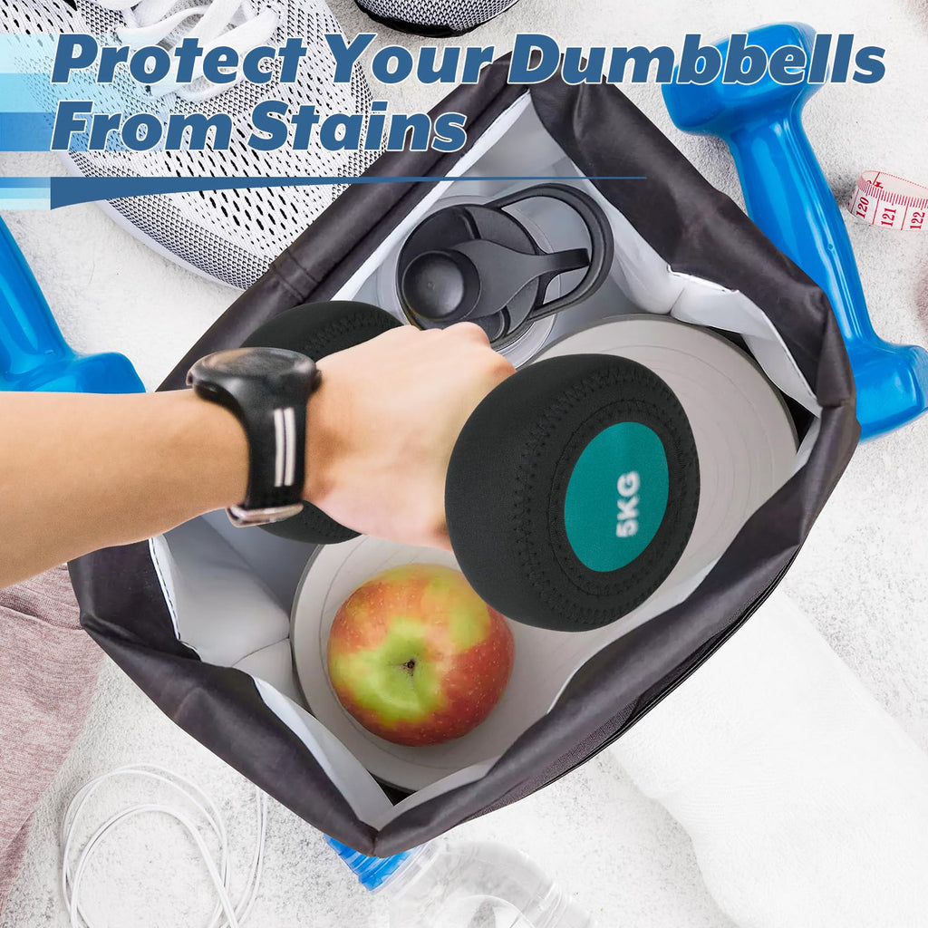 4 Pcs Neoprene Dumbbell Head Ends Protector Cover J1062