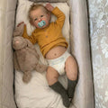22" Realistic Baby Doll Boy Blonde Hair P648570